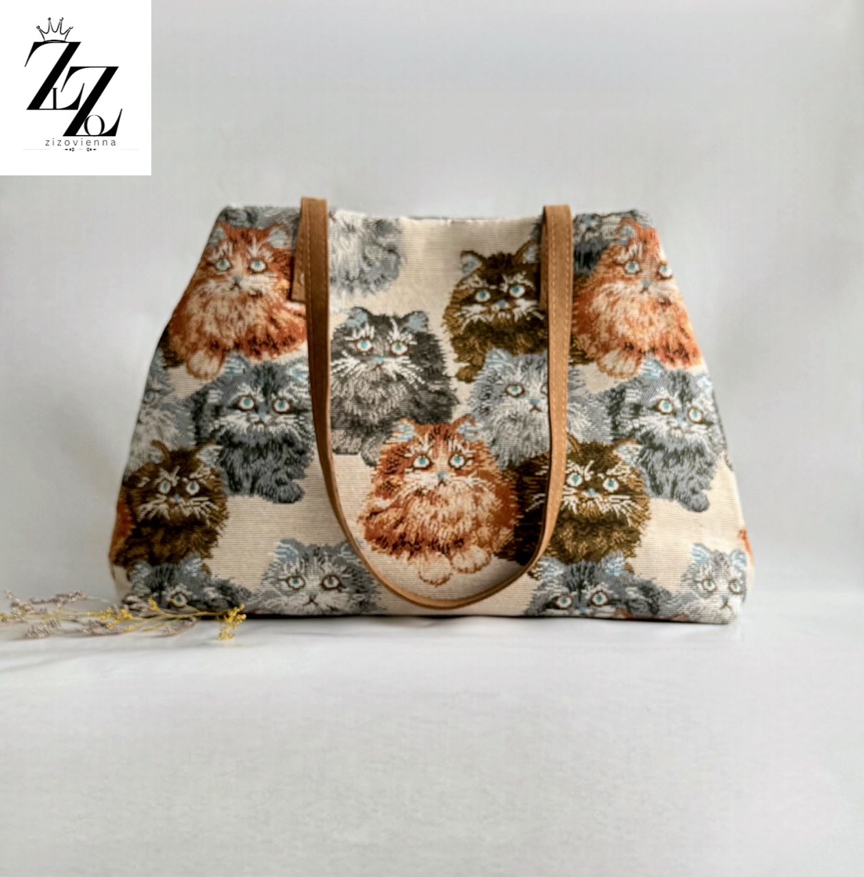 Umhänge-Tasche-Katzemuster