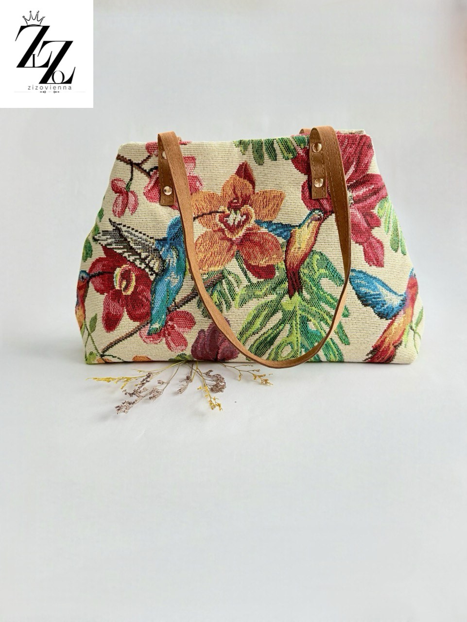 Handtasche – Vogelmuster