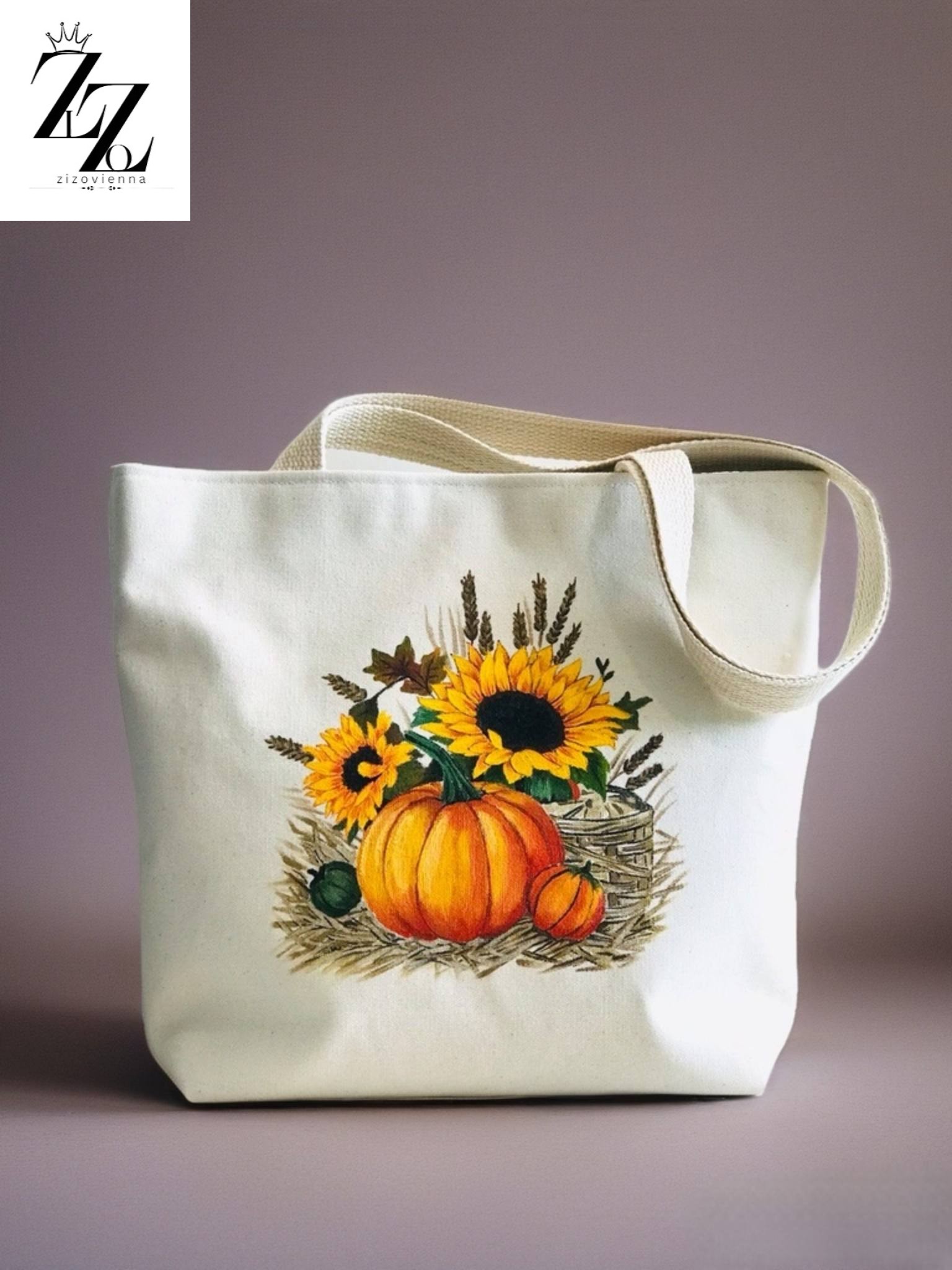 Tote-Bags mit Herbstmuster
